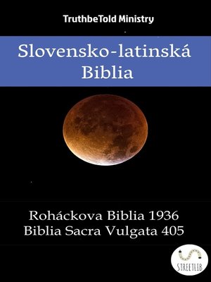 cover image of Slovensko-latinská Biblia